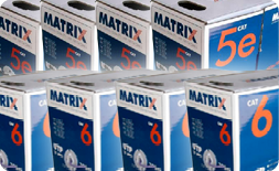 Matrix Cat5e and Cat6 Cable