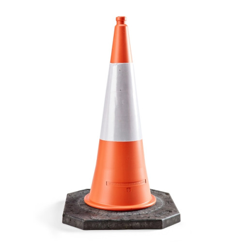 Guard 2-Part Motorway Traffic Cone with Sleeve 1000mm High