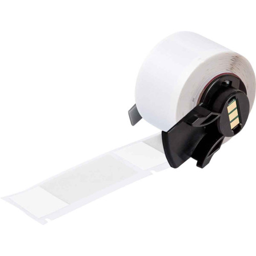  cable labels | Brady PTL-21-427 Self-laminating Vinyl Labels for M611, BMP61 and BMP71 - B-427 - 25.40 mm x 63.50 mm - White