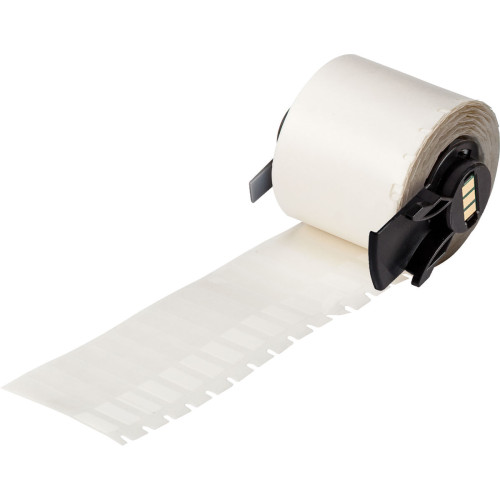  cable labels | Brady PTL-28-427 Self-laminating Vinyl Labels for M611, BMP61 and BMP71 - B-427 - 6.35 mm x 38.10 mm - White