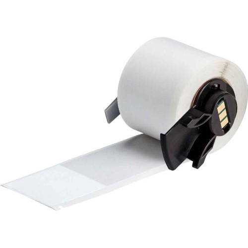  cable label | Brady PTL-34-427 Self-laminating Vinyl Labels for M611, BMP61 and BMP71 - B-427 - 38.10 mm x 152.40 mm - White