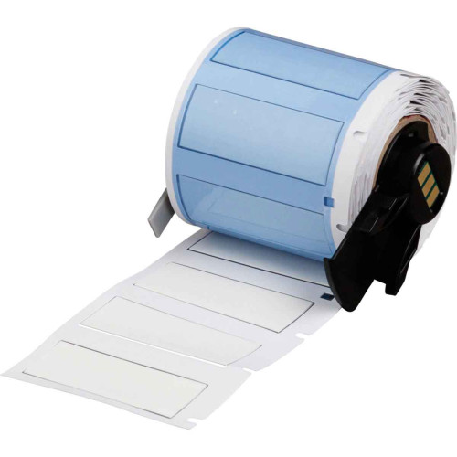  | Brady PSPT-375-175-WT PermaSleeve Wire Marker Sleeves for M611, BMP61 and BMP71 - B-342 - 44.83 mm x 16.38 mm - White