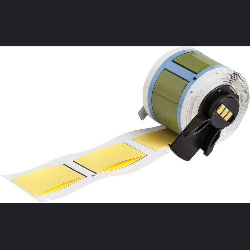  | Brady PSPT-1000-1-YL PermaSleeve Wire Marker Sleeves for M611, BMP61 and BMP71 - B-342 - 25.78 mm x 42.16 mm - Yellow
