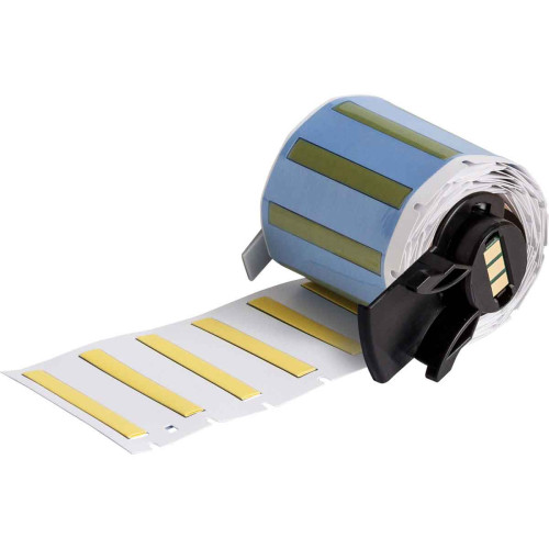  | Brady PSPT-125-175-YL PermaSleeve Wire Marker Sleeves for M611, BMP61 and BMP71 - B-342 - 44.83 mm x 5.96 mm - Yellow