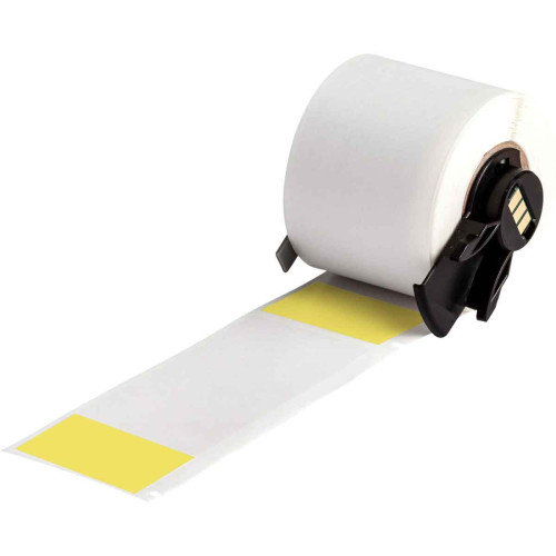 cMW Ltd | Brady PTL-33-427-YL Self-laminating Vinyl Labels for M611, BMP61 and BMP71 - B-427 - 38.10 mm x 101.60 mm - Yellow