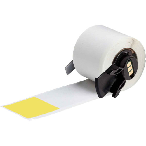 cMW Ltd | Brady PTL-34-427-YL Self-laminating Vinyl Labels for M611, BMP61 and BMP71 - B-427 - 38.10 mm x 152.40 mm - Yellow
