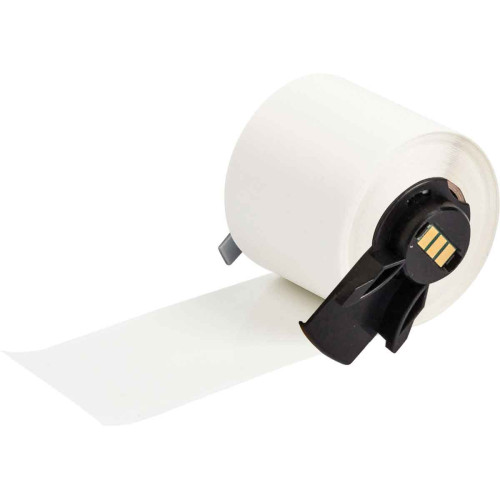 cable labels | Brady PTLCM-41-437-WT Polyvinylfluoride labels for M611, BMP61 and BMP71 - B-437 - 38.10 mm x 15.24 m - White