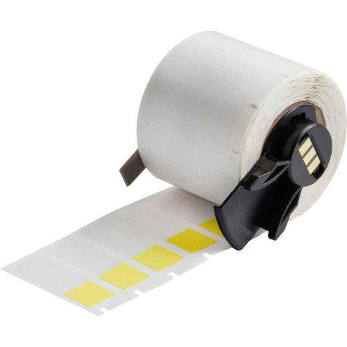  | Brady PTL-29-427-YL Self-laminating Vinyl Labels for M611, BMP61 and BMP71 - B-427 - 12.70 mm x 38.10 mm - Yellow