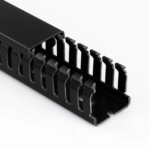 Betaduct 09410000Y 125mm Wide x 75mm High PVC Open Slot Cable Trunking 2m Length Black
