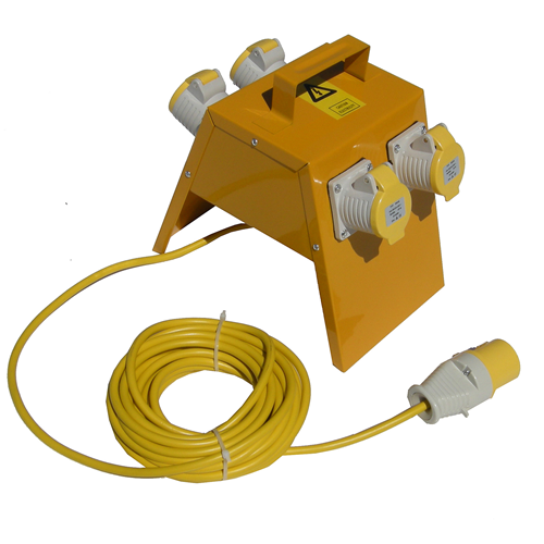 CMW Ltd | Faithfull TLDB4L 110 Volt Distribution Box 4 Way 