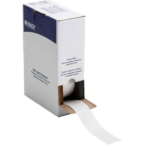  | Brady BM71-34-427 Bulk Self-laminating Vinyl Labels for M611, BMP61 and BMP71 - B-427 - 38.10 mm x 152.40 mm - White