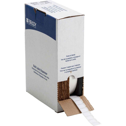  cable labels | Brady BM71-11-499 Bulk Nylon Cloth Labels for M611, BMP61 and BMP71 - B-499 - 19.05 mm x 12.70 mm - White