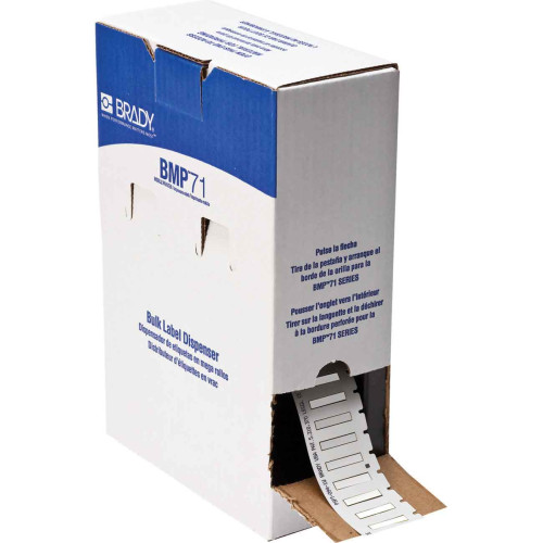  | Brady BM71-94-1-342 Bulk PermaSleeve Wire Marker Sleeves for M611, BMP61 and BMP71 - B-342 - 25.78 mm x 4.60 mm - White