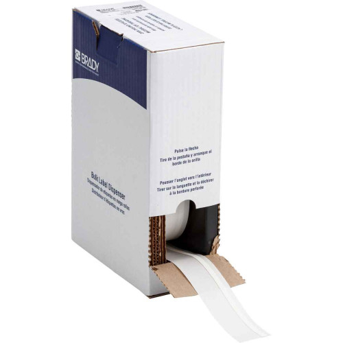 CMW Ltd | Brady BM71C-125-342 Bulk BMP71 PermaSleeve Wire Marker Sleeves - B-342 - 6.00 mm x 15.24 m - White