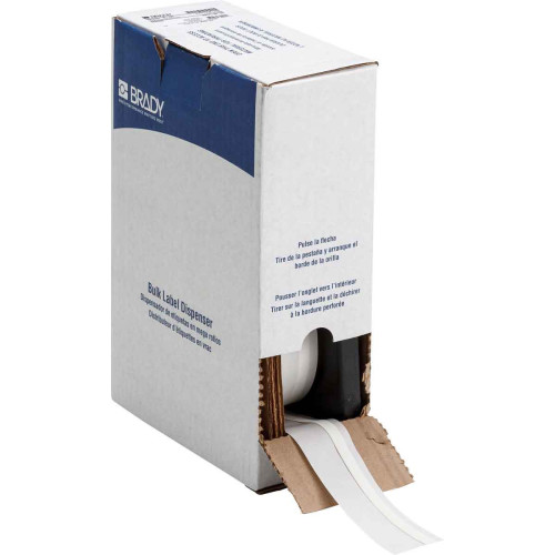 CMW Ltd | Brady BM71C-187-342 Bulk BMP71 PermaSleeve Wire Marker Sleeves - B-342 - 8.50 mm x 15.24 m - White