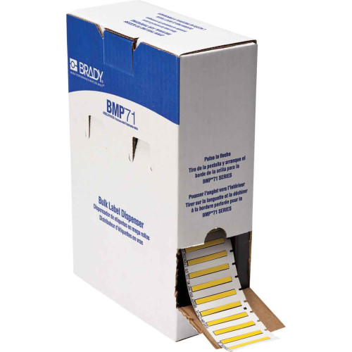 CMW Ltd | Brady BM71-94-175-7641Y BMP71 Low Smoke Halogen Free Permasleeves - B-7641 - 44.83 mm x 4.60 mm - Yellow