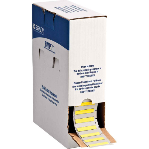 CMW Ltd | Brady BM71-187-175-7641Y BMP71 Low Smoke Halogen Free Permasleeves - B-7641 - 44.83 mm x 8.50 mm - Yellow