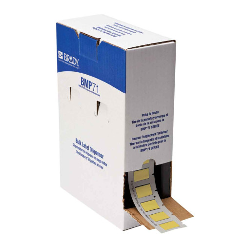 CMW Ltd | Brady BM71-750-1-7641Y BMP71 Low Smoke Halogen Free Permasleeves - B-7641 - 25.78 mm x 31.40 mm - Yellow
