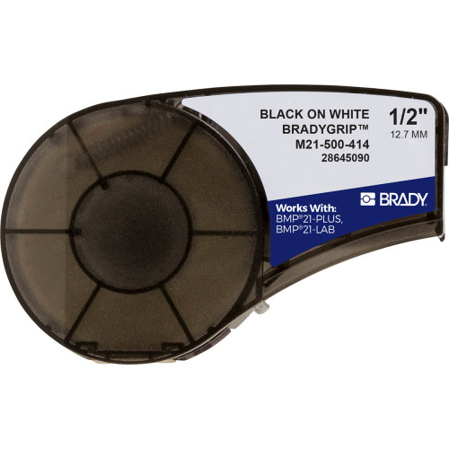 CMW Ltd  | Brady M21-500-414 Plus Series BradyGrip Print-on Hook Material featuring VELCRO Brand Hook 12.7mm