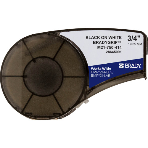 CMW Ltd  | Brady M21-750-414 Plus Series BradyGrip Print-on Hook Material featuring VELCRO Brand Hook 19.05mm