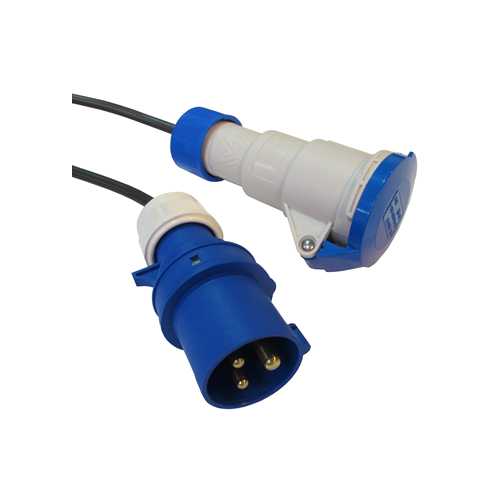 CMW Ltd | IEC60309 240v 3mt Male to Female 16A Commando Lead