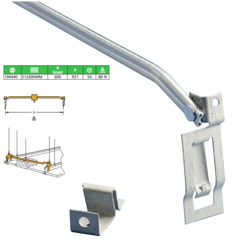 Walraven | Britclips Support Steel T - Grid Box Hanger Support