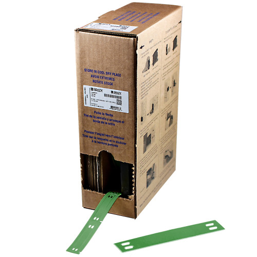  | Brady BM71-10x60-7643-GN Bulk Linerless B-7643 cable tags for M611, BMP61 and BMP71 - B-7643 - 10.00 mm x 60.00 mm - Green