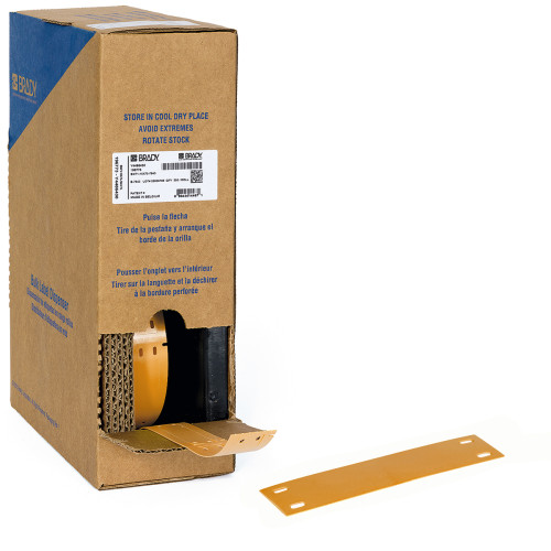  | Brady BM71-15x75-7643-OR Bulk Linerless B-7643 cable tags for M611, BMP61 and BMP71 - B-7643 - 15.00mm x 75.00mm - Orange