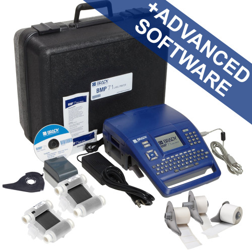 CMW Ltd Labelling Machines | Brady BMP71-QY-UK-DATA BMP71 Label Printer - Voice- and Datacom Kit - QWERTY - UK