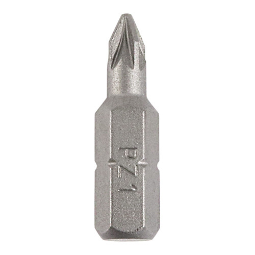 TIMco No.1 x 25mm S2 Driver Bits - PZ (Pack/10)