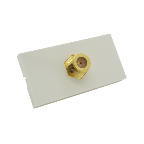 CMW Ltd | Matrix EURO 50x25 1 x F Type Module- White