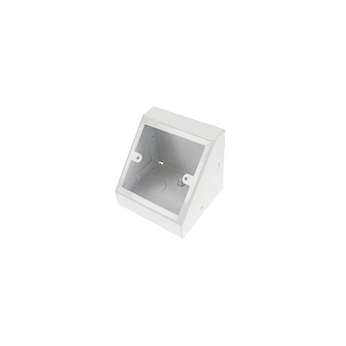 TASS PB001W | Single Gang White Pedestal Power - Data Outlet Unit