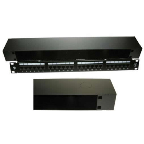 Algar 0 | 1U Underfloor/Wall Mount 19 inch Patching Enclosure 90mm Deep - Black