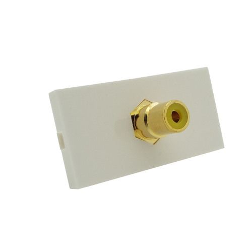 CMW Ltd | Matrix EURO 50x25 RCA Yellow Module- White