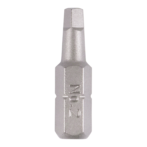 S2 Square (No.2 x 25) Driver Bit (Pack/10)
