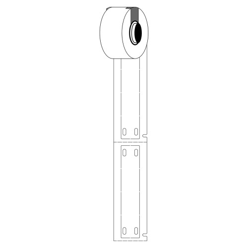 CMW Ltd | Brady M61-15x75-7643-WT Linerless B-7643 cable tags for M611 & BMP61 - B-7643 - 15.00 mm x 75.00 mm - White