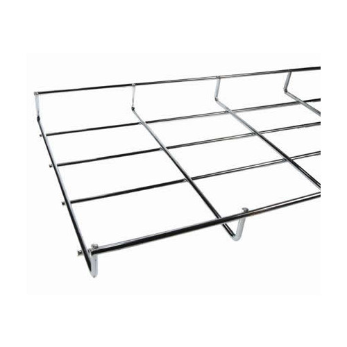 Under Desk Cable Basket Tray 1 2m 100 X 30 Bzp Finish Wire Basket