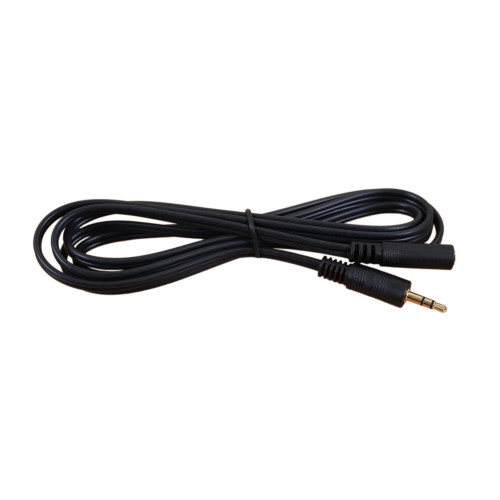 1.5m 3.5mm Stereo Male to Female Audio Extension Lead Black