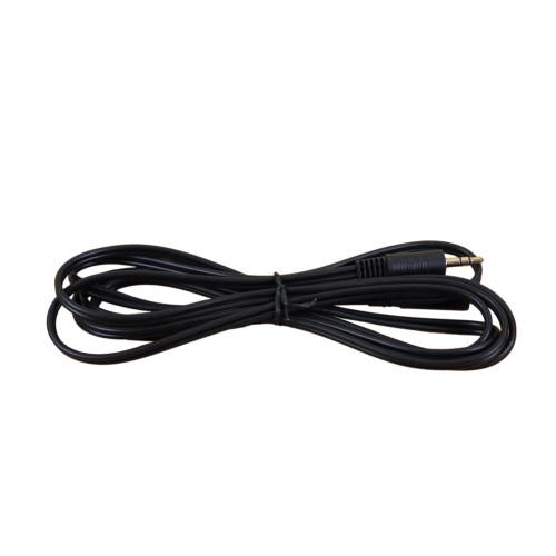 2m 3.5mm Stereo Male to Female Audio Extension Lead Black