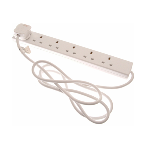 CMW Ltd | 3m x 6 Way 13amp Extension Lead White