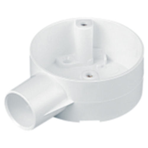 Marshall Tufflex 2MRB2WH PVC-U Plastic Conduit Terminal Box 25mm White