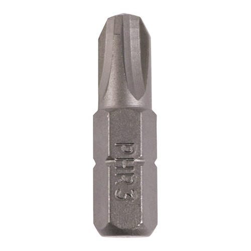 TIMco No.3 x 25mm S2 Driver Bits - PH (Pack/10)