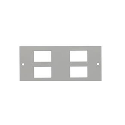 TASS ST0285 | 4 Compartment 4 way LJ6C Data Plate Light Grey 185mm x 67mm