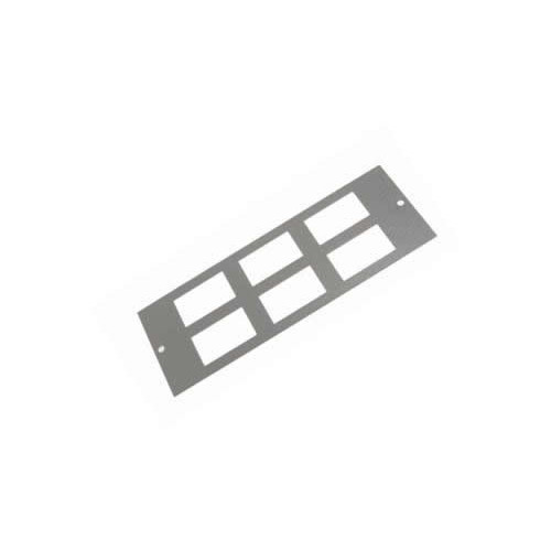 TASS ST0280 | 4 Compartment 6 way LJ6C Data Plate Light Grey 185mm x 67 mm