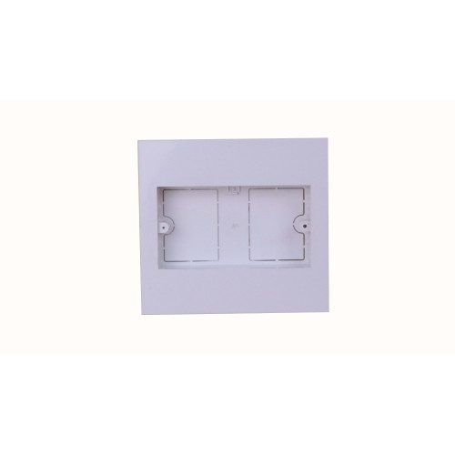 CMW Ltd  | Dietzel Univolt Double Gang PVC for 150 x 150mm Maxi Trunking White Accessory Box 28mm depth
