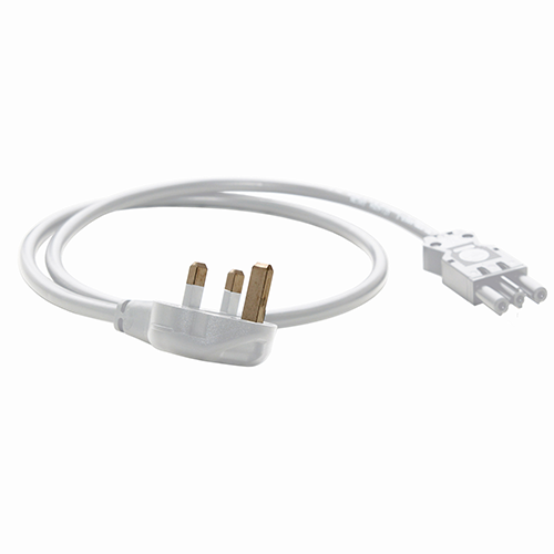 CMD 2m 13amp plug to Wieland GST18 connector Lead White