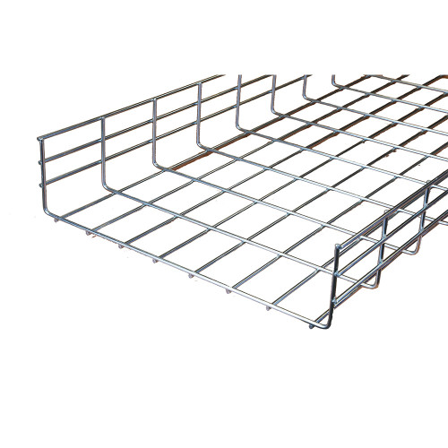 Pemsa Rejiband Rapide 400mm Wide x 100mm Deep Wire Basket Tray 3m Length Electrogalvanised