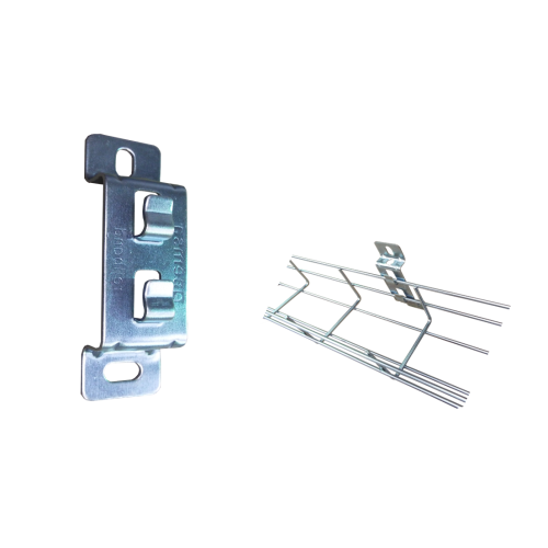 Pemsa 62011060 | Pemsa Rejiband Electrogalvanised Wire Basket Tray Silver Side Support Bracket
