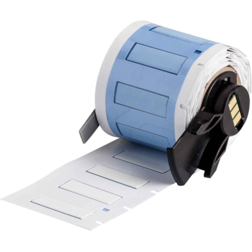 Brady Cable Labels, PSPT-094-1-WT-2 PermaSleeve Wire Marker Sleeves for M611, BMP61 and BMP71, B-342, 12.89 mm x 4.62 mm, White