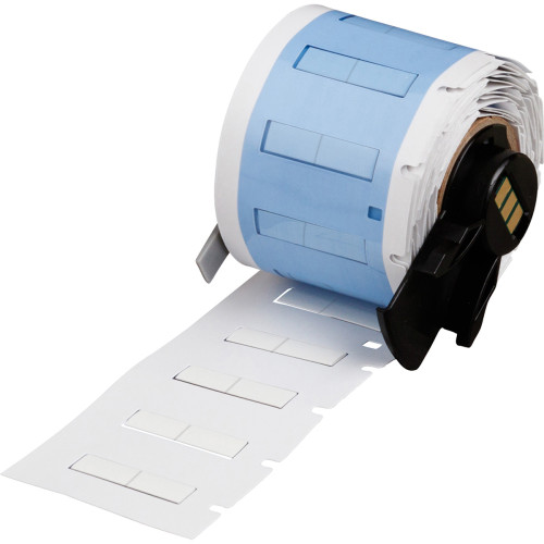  | Brady PSPT-125-1-WT-2 PermaSleeve Wire Marker Sleeves for M611, BMP61 and BMP71 - B-342 - 12.89 mm x 5.96 mm - White